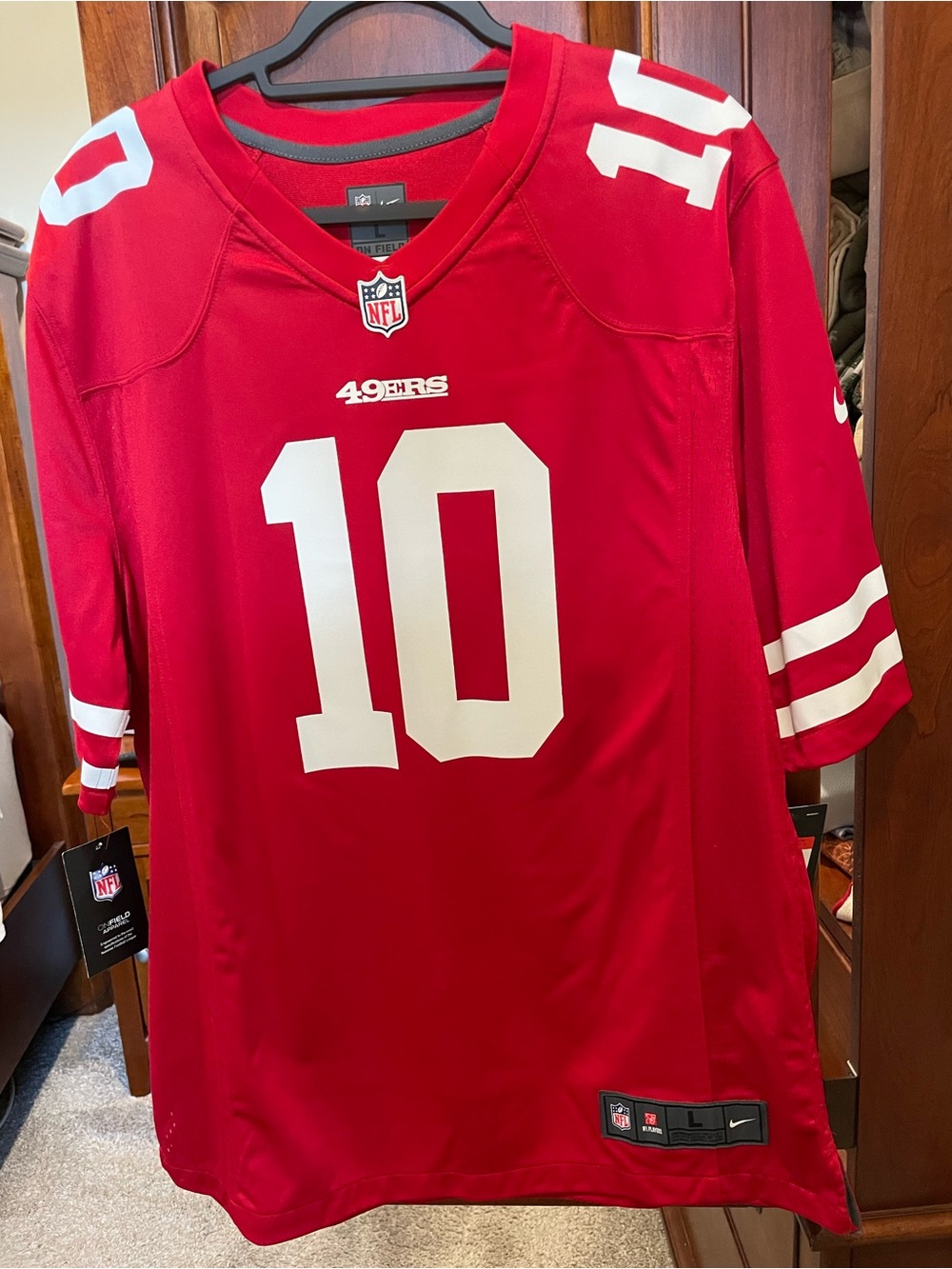 Men’s NFL Jersey-Large